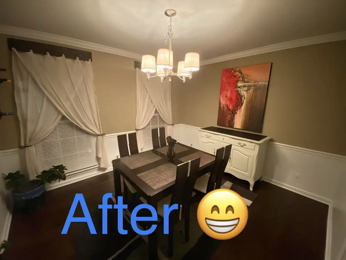 Professional dining room restoration after water damage in Granbury